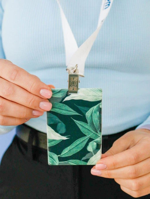 Держатель для карт Tropical leaves (6,5 х 10,4 см)