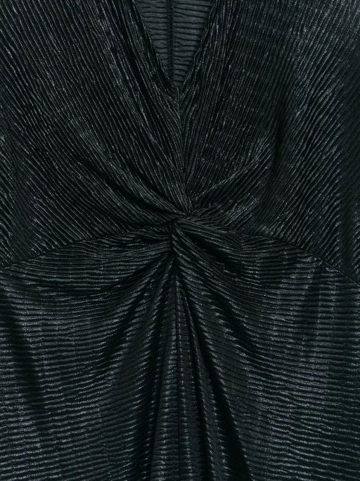 Платье из блестящей ткани с разрезом / Zarina