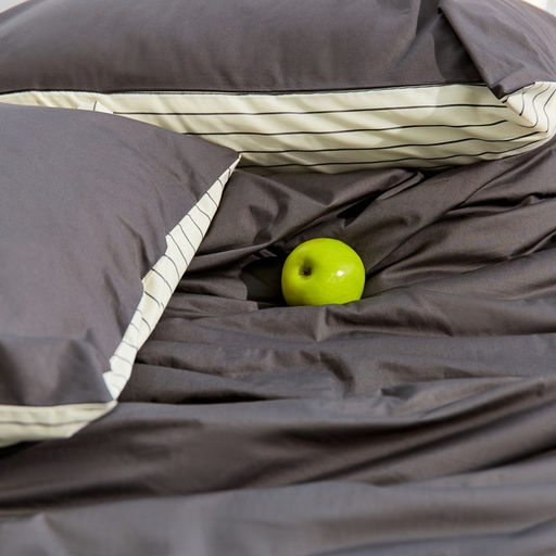 Постельное бельё Этель 1.5сп Stripes: grey, 143х215см, 150х214см, 50х70см-2 шт, перкаль,114 г/м2  фото 9