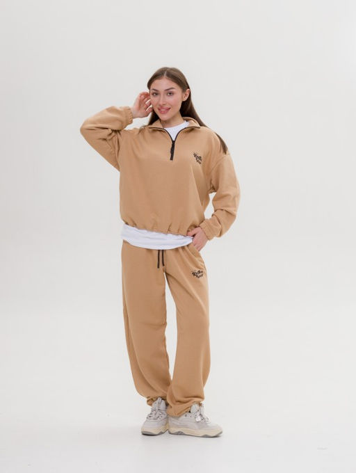 327 Костюм-трансформер с утяжками, беж - Knitka wear фото 2