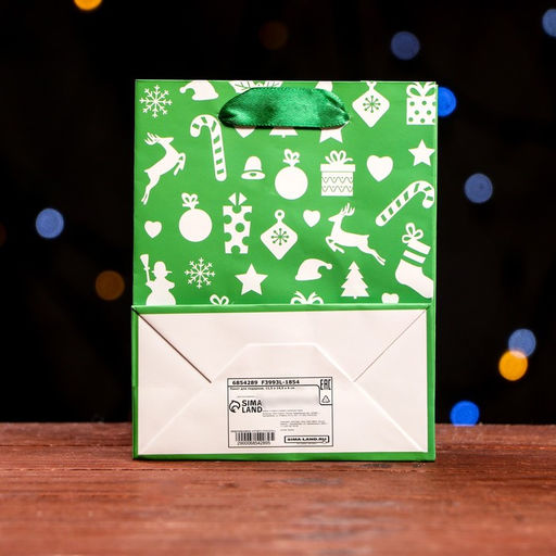 Цена за 12 шт. Пакет ламинированный Праздник 11,5 х 14,5 х 6 см - Simaland фото 2