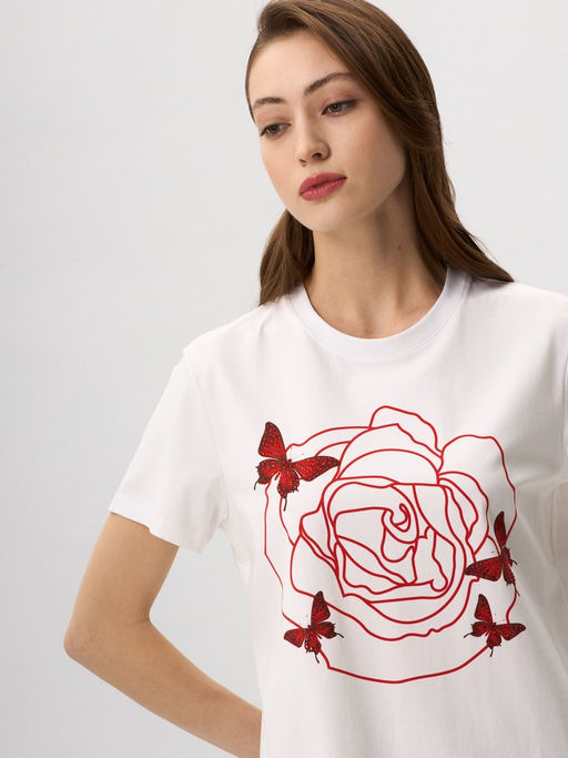 Футболка женская 12521-42036 white