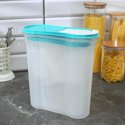 Набор банок для хранения «Стайл», 3 шт: 1,3 л; 2,2 л; 4 л, пластик, крышки МИКС