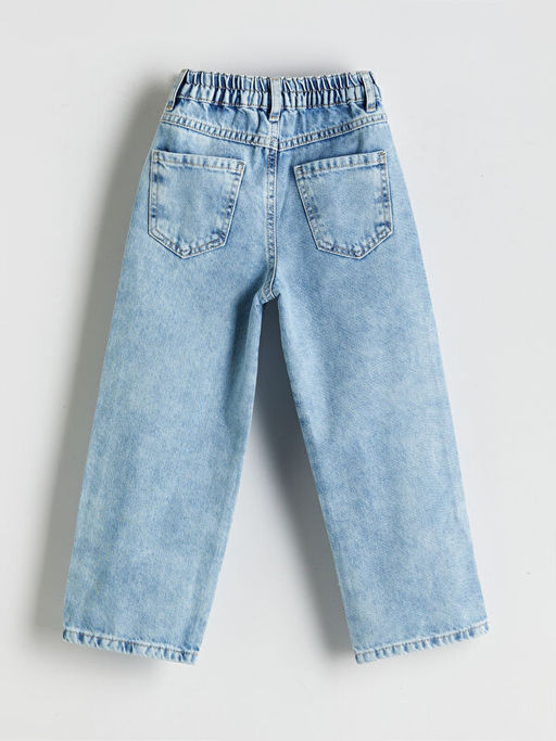 Beli Lastikli Erkek ?ocuk Jean Pantolon