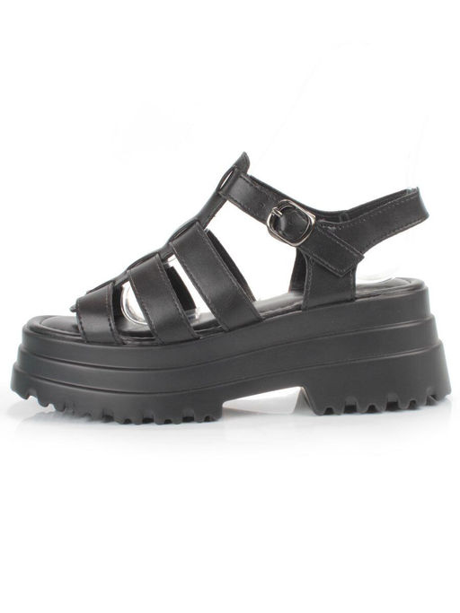 08-PEY337-2 BLACK Босоножки женские - Фабричный китай фото 5