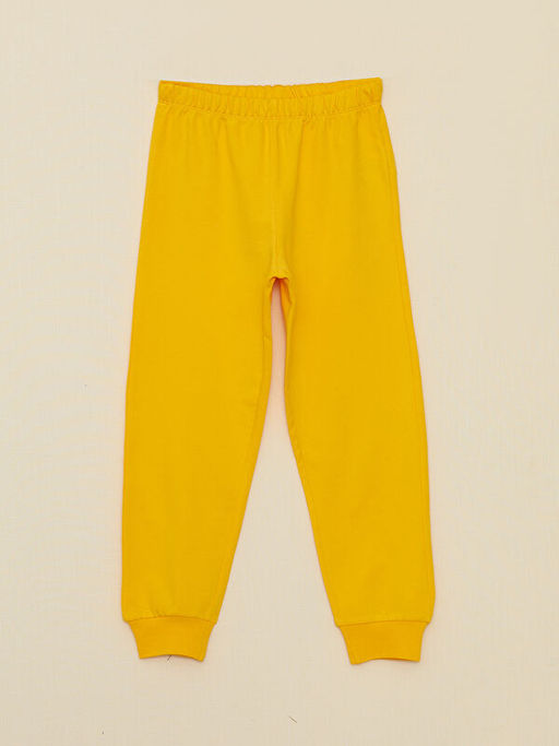 Bisiklet Yaka Bask?l? Uzun Kollu Erkek ?ocuk Pijama Tak?m? - Waikiki фото 3