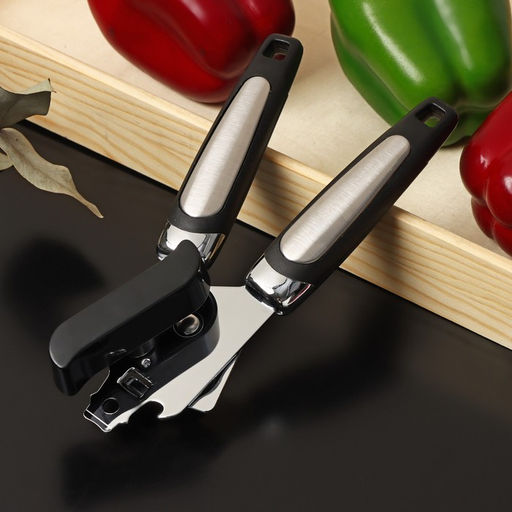 Нож консервный Доляна «Элим», 20 см, чёрный