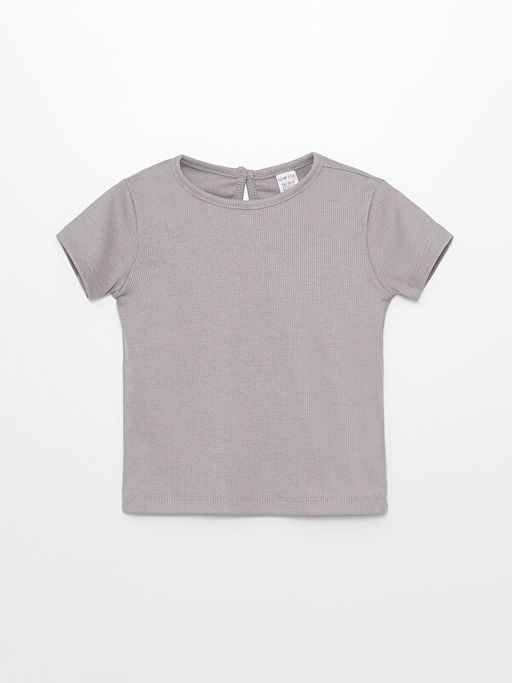 Bisiklet Yaka Uzun Kollu Basic K?z Bebek Pijama Tak?m? - Waikiki фото 2