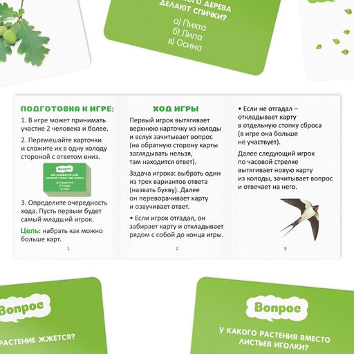 Игра-викторина Природа 5+, 50 карточек - Лас играс фото 9