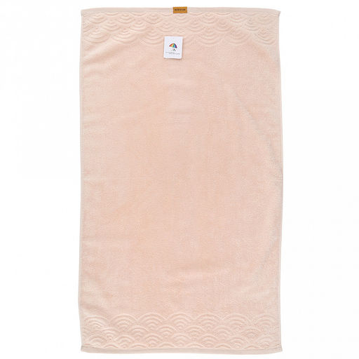 Полотенце махровое "Волна" 50х90см, хлопок 100%, персиковый (Китай)