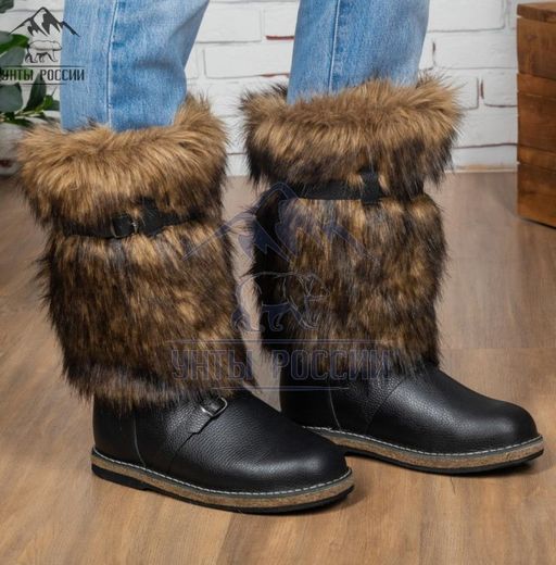 Унты мужские Высокие, койот, войлочная подошва