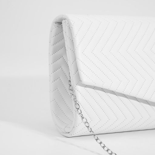 Сумка-клатч на клапане, цвет белый - Simaland фото 4