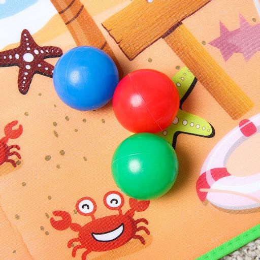 Игровой коврик для детей на фольгированной основе Солнечный пляж, размер 177х145x0,5 см, Крошка Я  фото 5