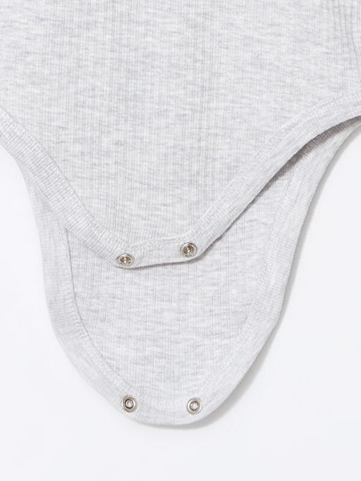 Bisiklet Yaka Uzun Kollu Erkek Bebek ??t??tl? Bodysuit