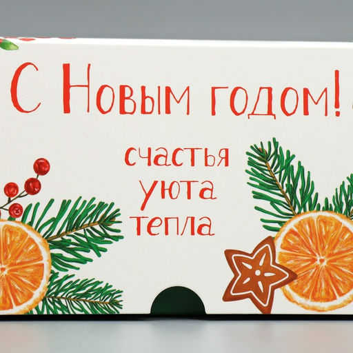 Цена за 5 шт. Коробка для капкейков складная с двусторонним нанесением «С Новым годом», 25×17×10 см