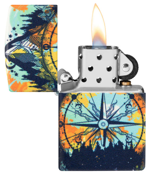 Зажигалка ZIPPO Компас | Compass 49805  фото 3