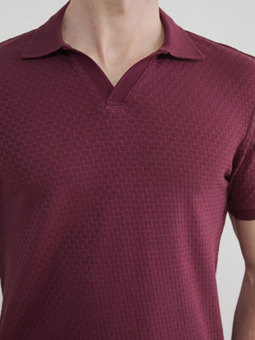 Polo Yaka Str?kt?rl? Erkek Ti??rt