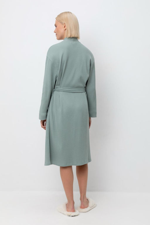 Е 50026/сухой зеленый халат жен