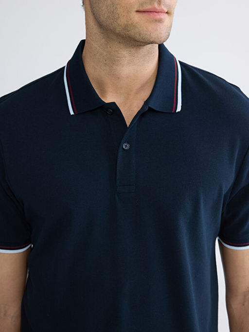 Polo Yaka K?sa Kollu Pike Erkek Ti??rt