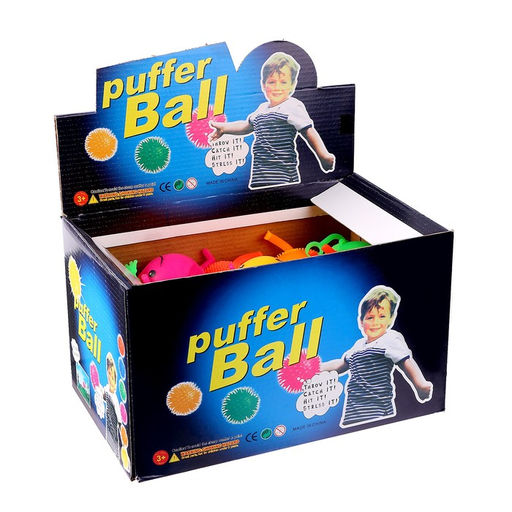 Цена за 19 шт. Ёжка «Улыбастик» световой, цвета МИКС