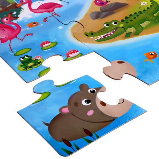Напольный пазл Такие разные зверята - Puzzle time фото 4
