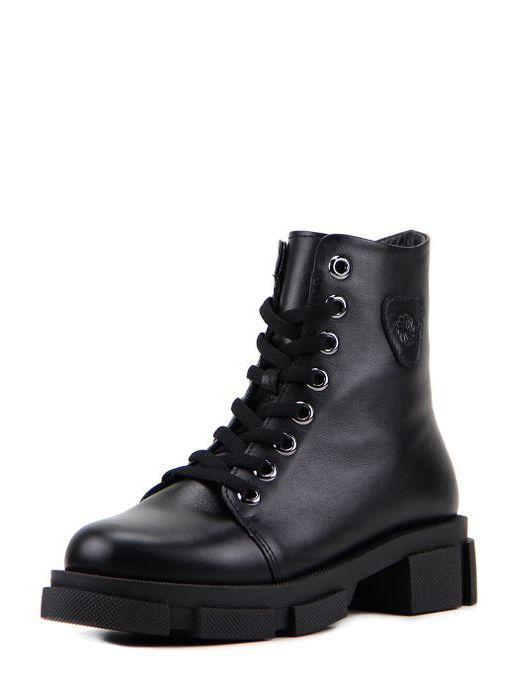 Ботинки EDART 212.21074 bl.black/шерсть