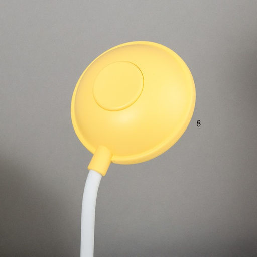 Лампа настольная «Ботинок кот» LED 3 режима 3 Вт USB органайзер желтый 8×11×31 см RISALUX