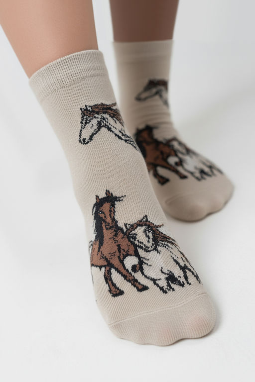 Носки женские Лошадки (набор 3 пары) - Berchelli фото 19