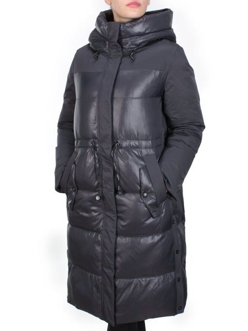 8986 DARK GRAY Пальто зимнее женское CORUSKY (200 гр. холлофайбера) - Fashion фото 3