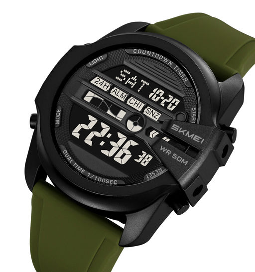 Часы наручные Skmei мужские электронные спортивные 2442green