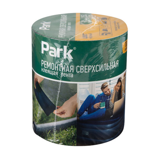 Лента клейкая сверхсильная, черная,1,5 м 106798