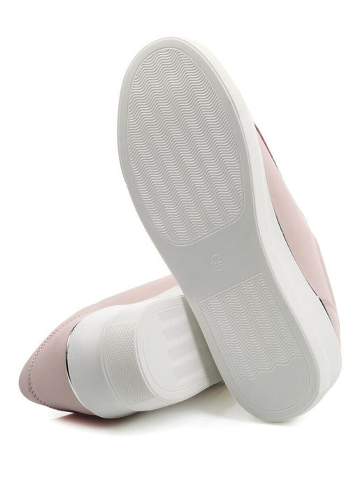 03-YD270-3 PINK Полуботинки спортивные женские (натуральная кожа)