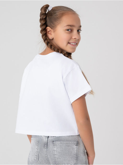 Футболка Пальма детская белый - София фото 10