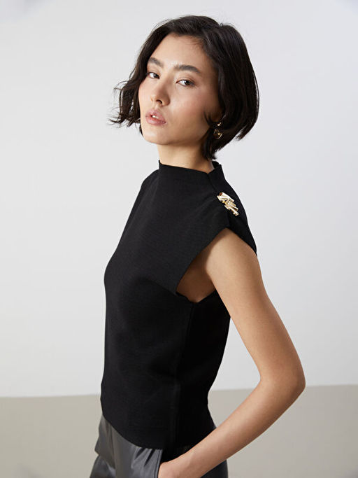 Dik Yaka Kad?n Triko S?veter