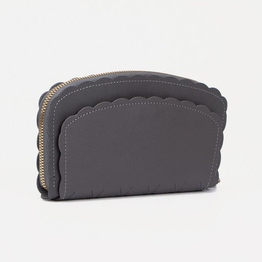 Кошелёк на молнии, цвет серый - Simaland фото 2
