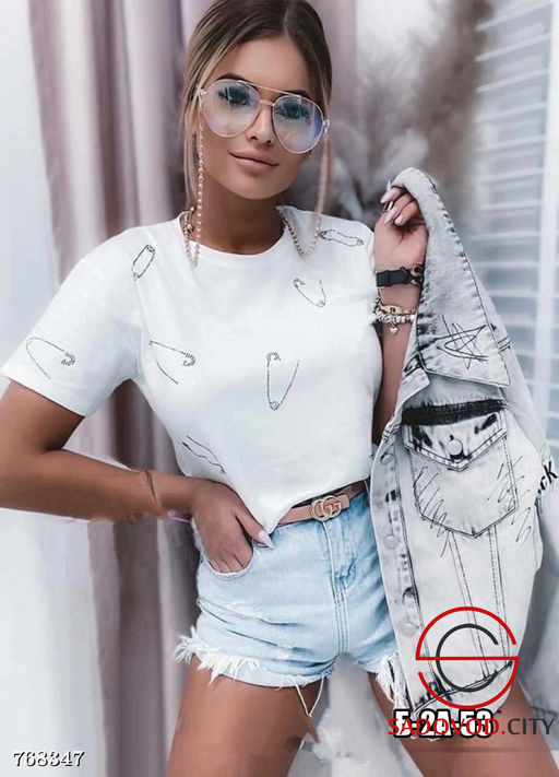 Футболка с принтом женская