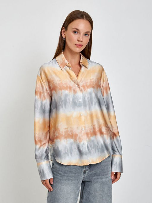 10200260546 Блузка жен. Martiri охра - Concept club фото 4