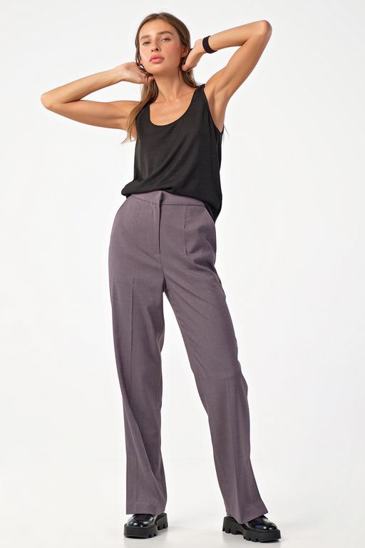 Топ трикотажный из вискозы белый - Fly фото 8