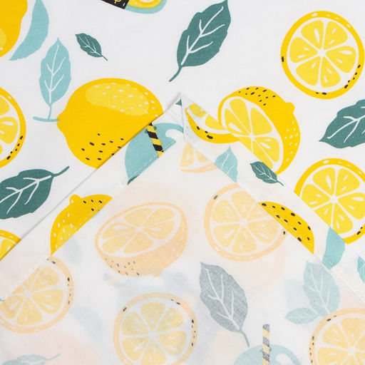 Шторы для кухни Этель Лимонад 149х180 см - 2 шт, подхваты - 2 шт, 80% хл, 20% пэ  фото 5