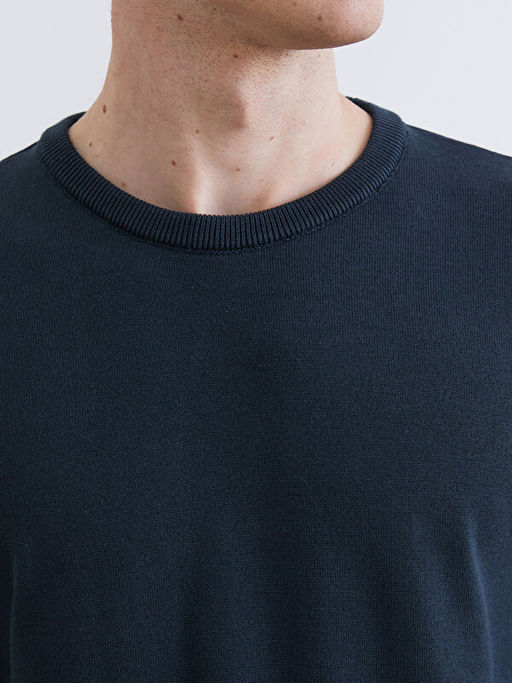 Bisiklet Yaka Basic Erkek Triko Kazak