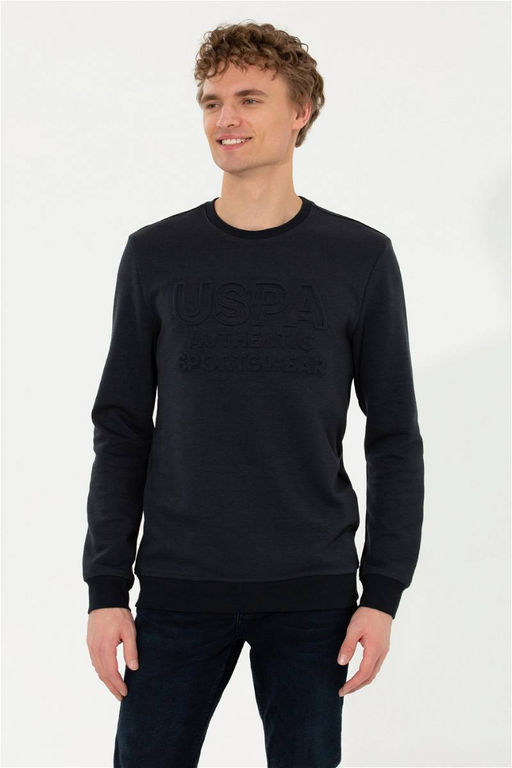 U. S. Polo Assn / Мужской темно-синий свитшот - U.s. polo assn фото 9