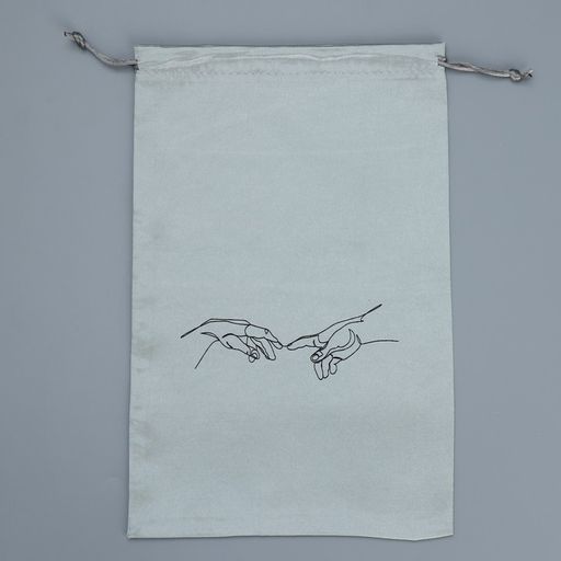 Цена за 5 шт. Мешок атласный Касание, 20 х 30 см - Дарите счастье фото 4