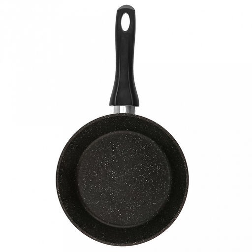 Сковорода с тефлоновым покрытием д20см "СмоРодина", h4,9см, s0,36-0,4см, ручка из термостойкого пластика (Россия) Подходит для всех видов плит, включая индукционную.