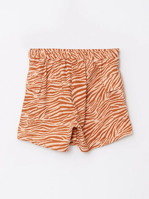 Beli Lastikli Desenli Gabardin K?z ?ocuk ?ort Etek - Waikiki фото 3