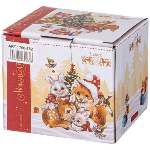 КРУЖКА LEFARD С НОВЫМ ГОДОМ! 300 МЛ КРАСНАЯ  фото 3