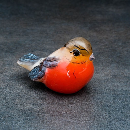 Фигурка «Снегирь», 4.5×6 см, селенит