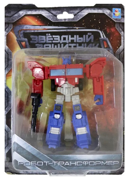 Робот-трансформер "Звёздный защитник"13 см, собирается в грузовик, блистер арт.Т59366