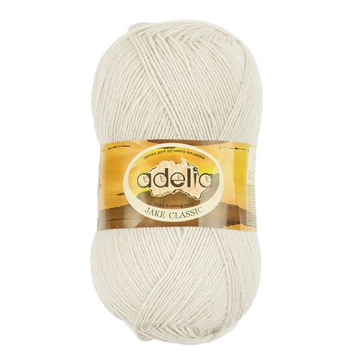 Пряжа ADELIA JAKE CLASSIC 75% шерсть, 25% нейлон 5 шт. х 100 г 410 м  15 м СК/Распродажа