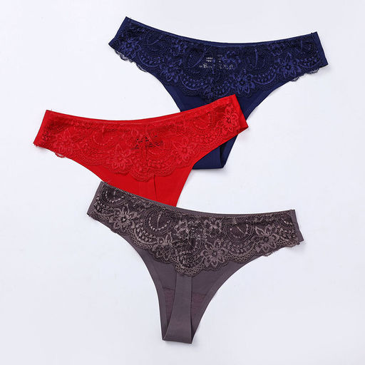Кружевные трусики-стринги A31577195 - Tadmico фото 9