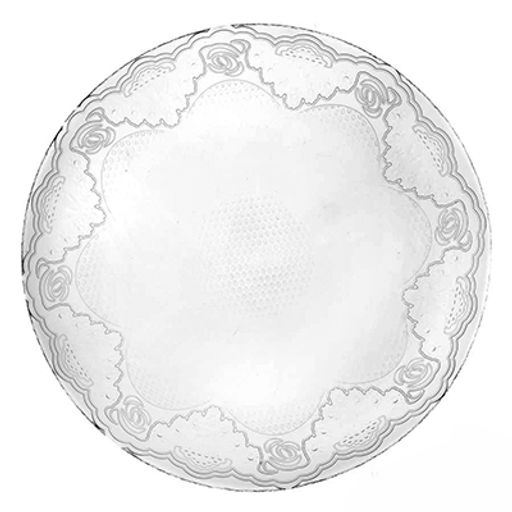 Лейси (Lacy) Тарелка стеклянная 160мм, набор 6шт, цветная коробка, Pasabahce (Россия)
